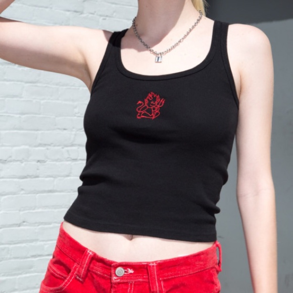 brandy melville devil baby tank